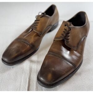 Kenneth Cole Reaction‎ Shoes Mens Size 12 Derby Cap Toe Dress Oxfords Leather